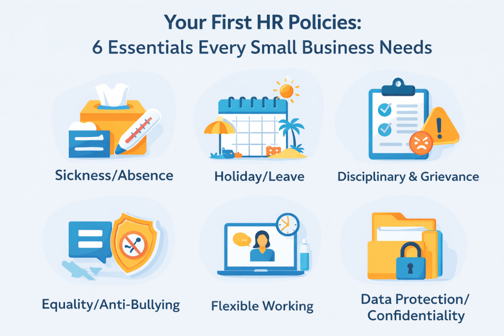 These are essential policies that a new business needs